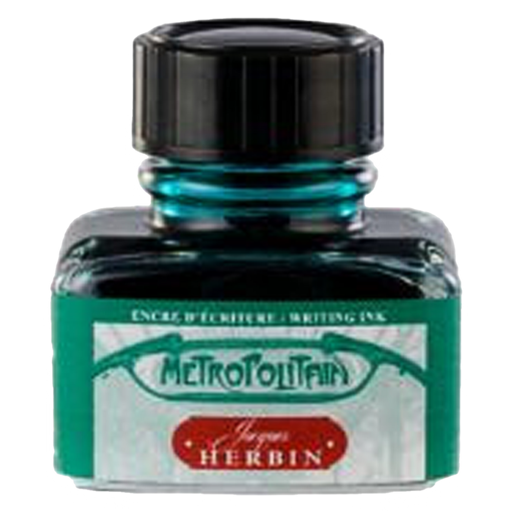 J. Herbin 30ml Bottled Ink Metropolitain - Green-Pen Boutique Ltd