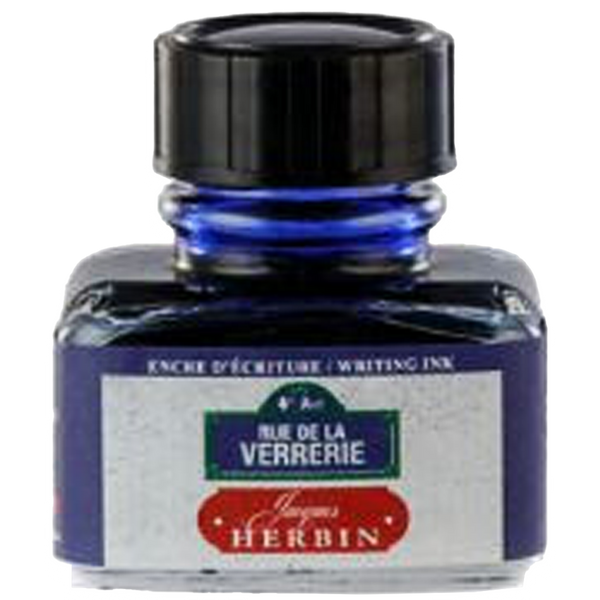 J. Herbin 30ml Bottled Ink Rue De la Verrerie - Blue-Pen Boutique Ltd