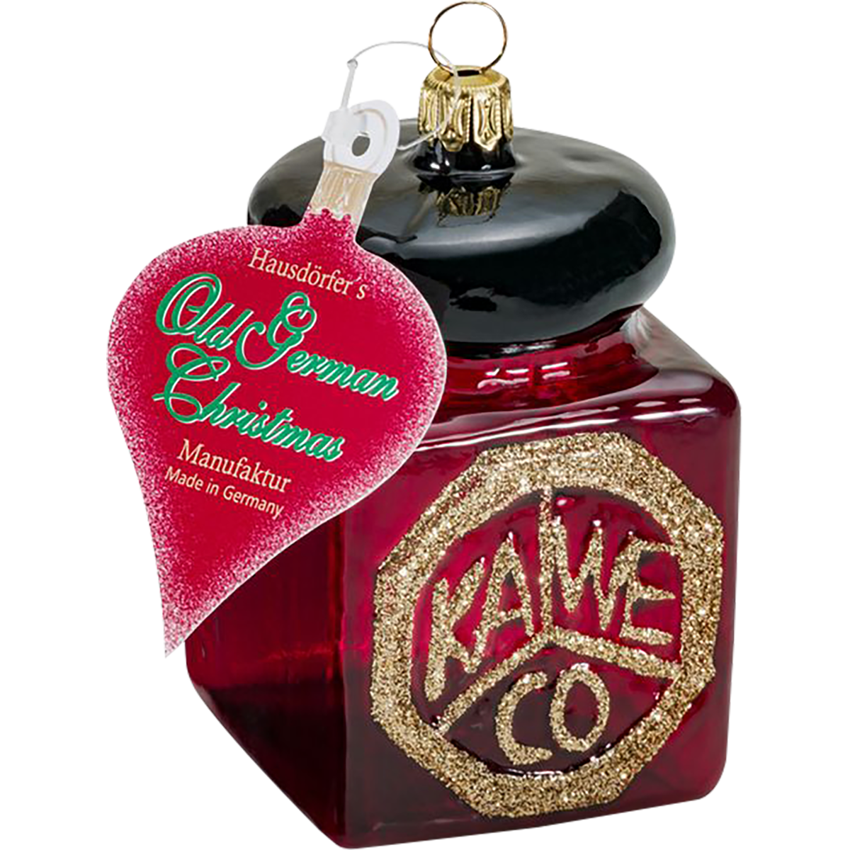 Kaweco Ornament Glass Ink Bottle - Bordeaux-Pen Boutique Ltd