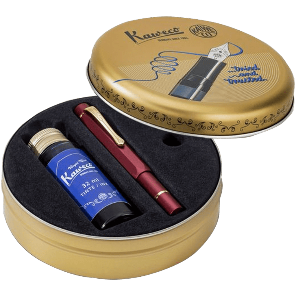 Kaweco Sport Piston Filler Fountain Pen Set - Bordeaux-Pen Boutique Ltd