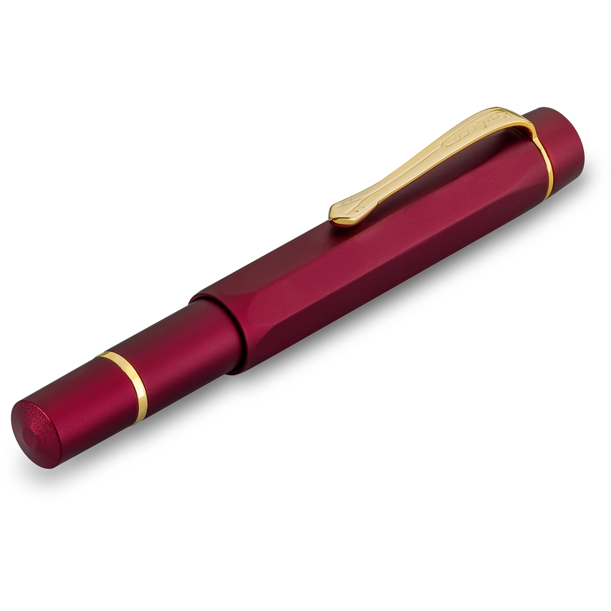 Kaweco Sport Piston Filler Fountain Pen - Solo Bordeaux - Gold Trim-Pen Boutique Ltd