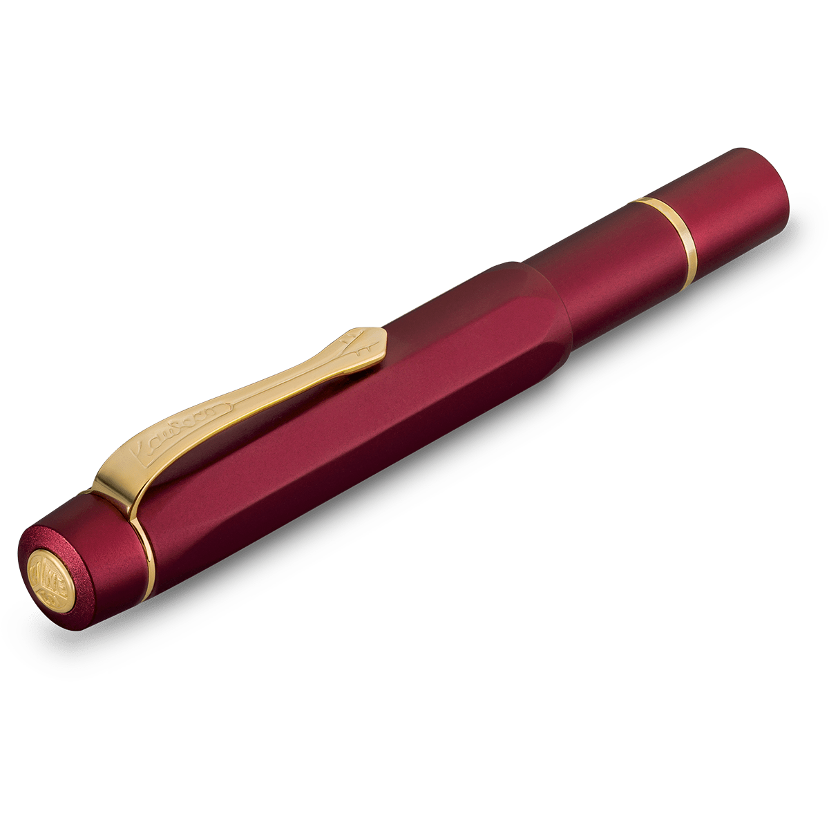 Kaweco Sport Piston Filler Fountain Pen - Solo Bordeaux - Gold Trim-Pen Boutique Ltd