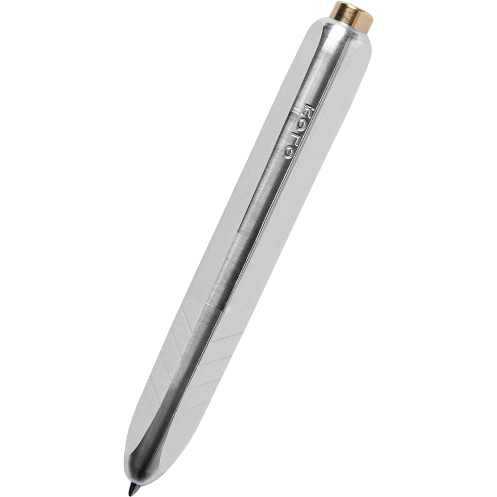 Kolo Tino Ballpoint Pen - Raw Aluminum-Pen Boutique Ltd