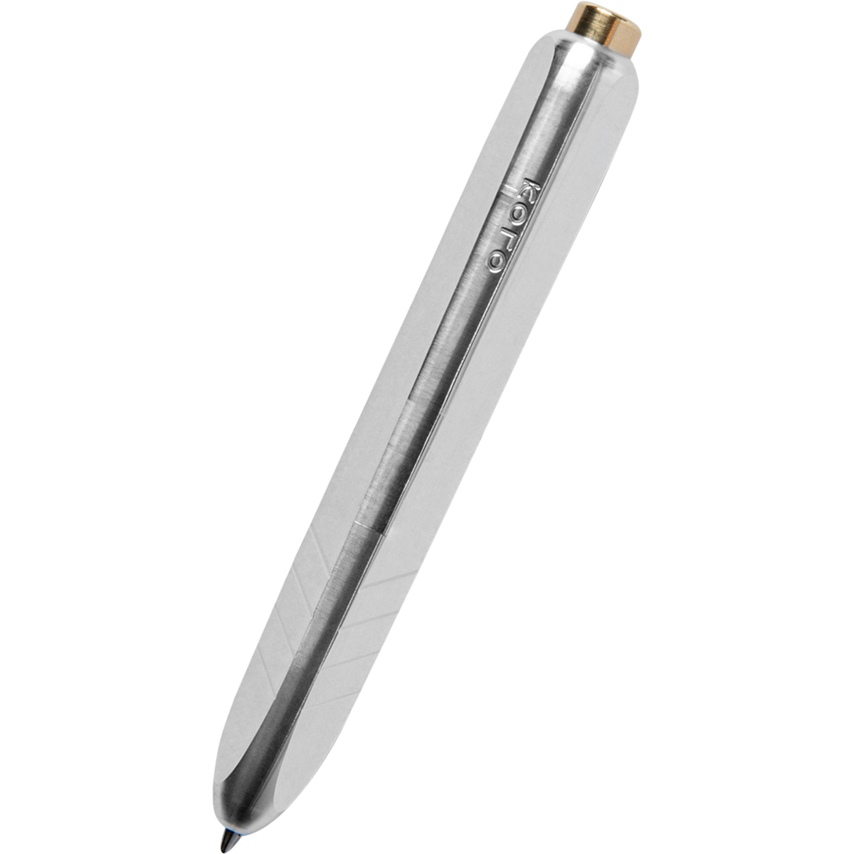 Kolo Tino Ballpoint Pen - Raw Aluminum-Pen Boutique Ltd
