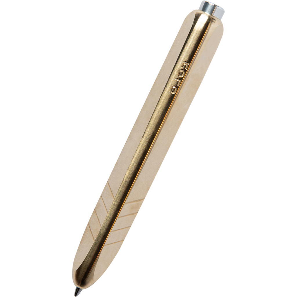 Kolo Tino Ballpoint Pen - Raw Brass-Pen Boutique Ltd