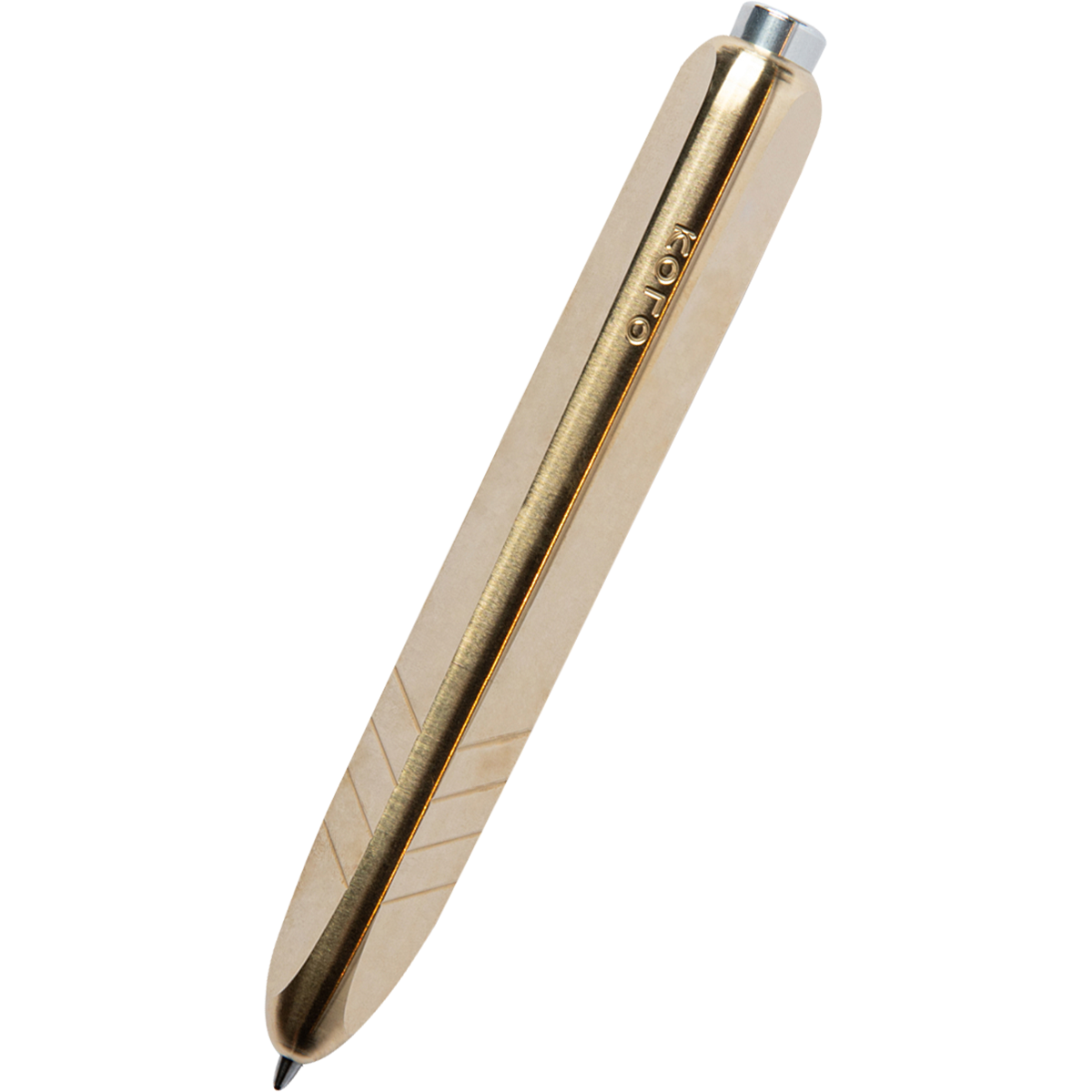 Kolo Tino Ballpoint Pen - Raw Brass-Pen Boutique Ltd
