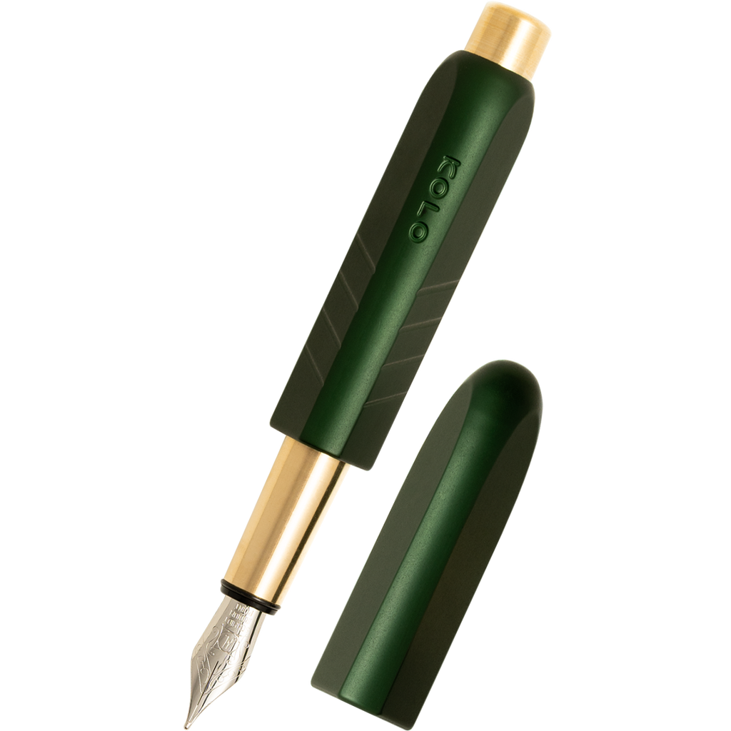Kolo Tino Fountain Pen - Anodized Aluminum Verdant-Pen Boutique Ltd