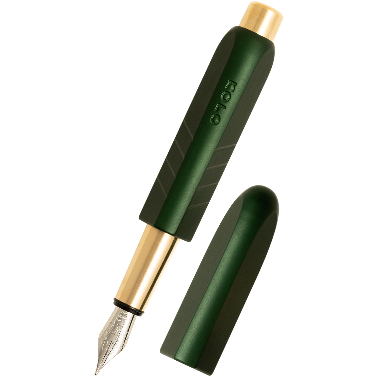 Kolo Tino Fountain Pen - Anodized Aluminum Verdant-Pen Boutique Ltd