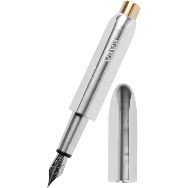 Kolo Tino Fountain Pen - Raw Aluminum-Pen Boutique Ltd
