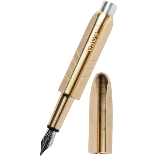 Kolo Tino Fountain Pen - Raw Brass-Pen Boutique Ltd