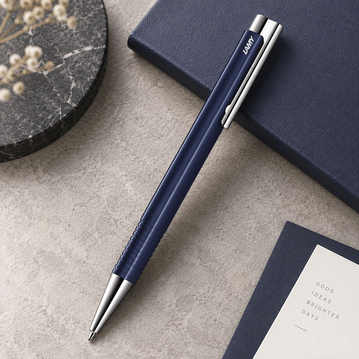 Lamy Logo M+ Ballpoint Pen - Dark Dusk - Special Edition - Pen Boutique Ltd