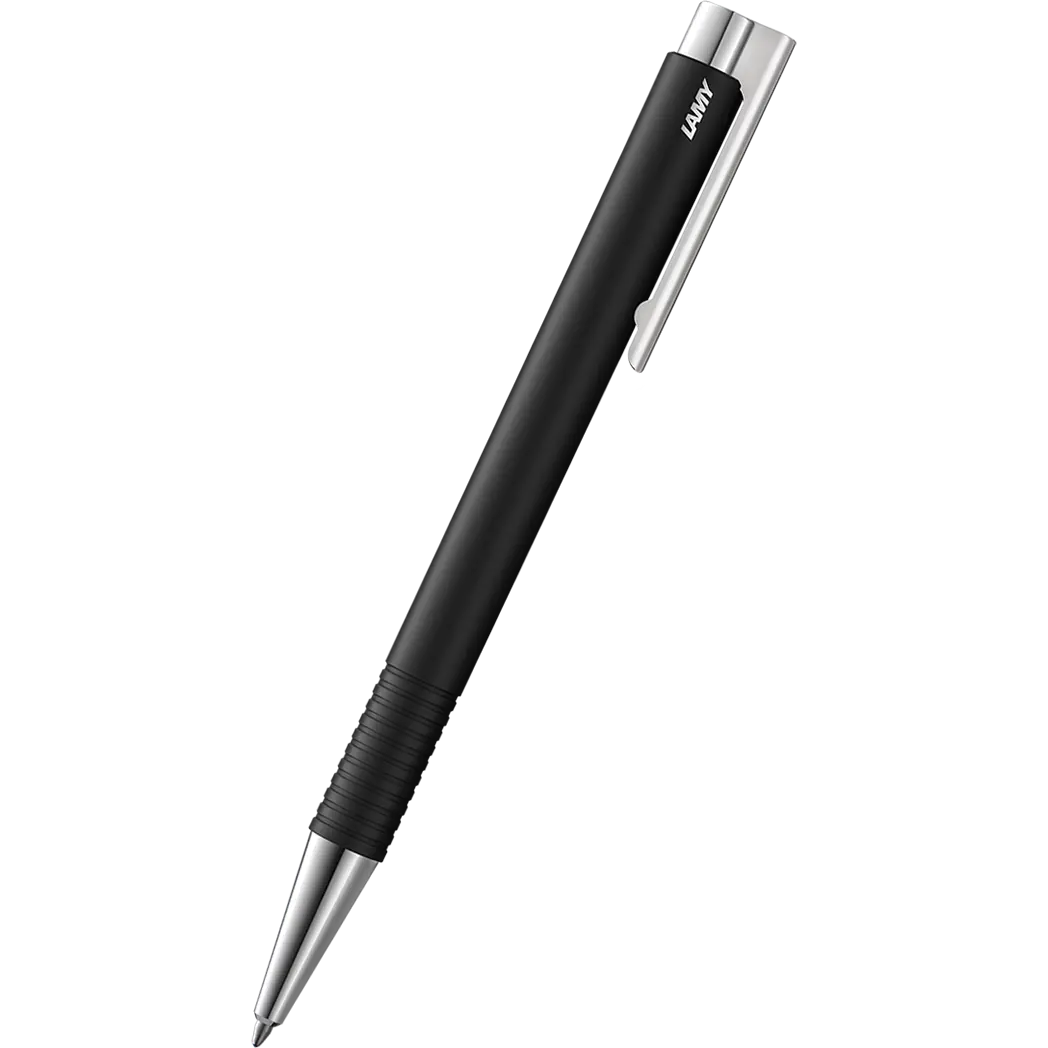 Lamy Logo M+ Black Glossy Ballpoint Pen