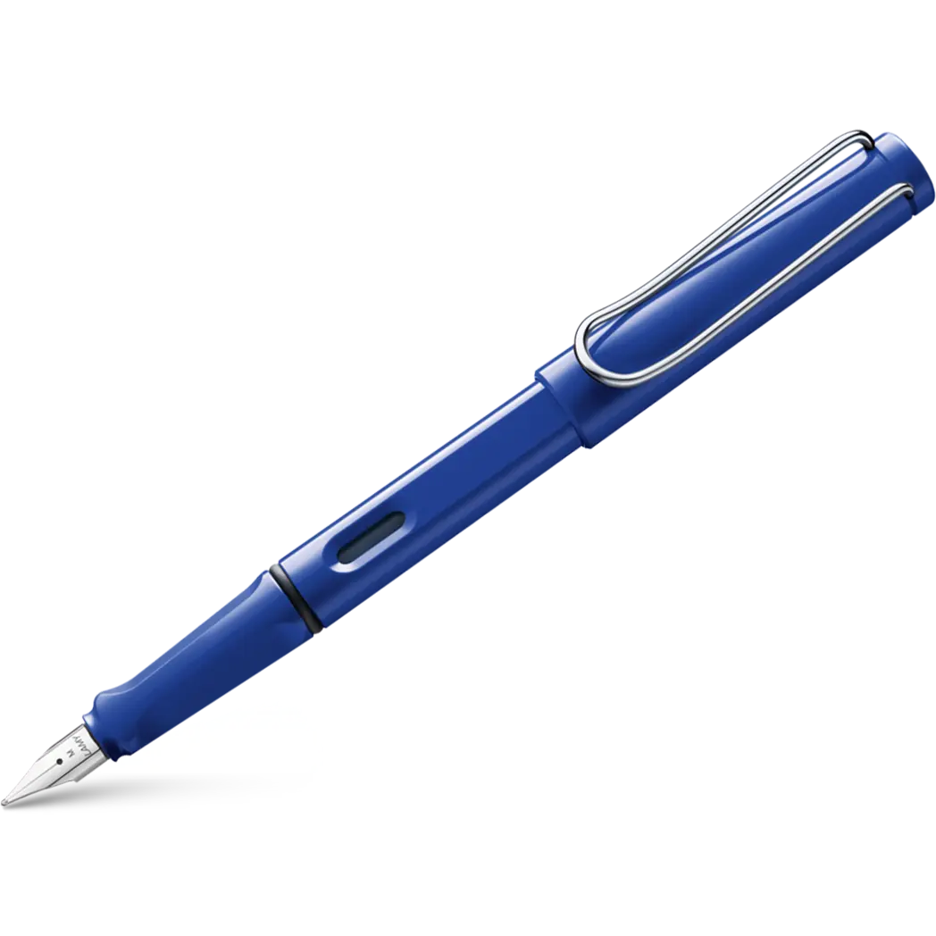 Lamy Safari Navy Blue Fountain Pen-Pen Boutique Ltd