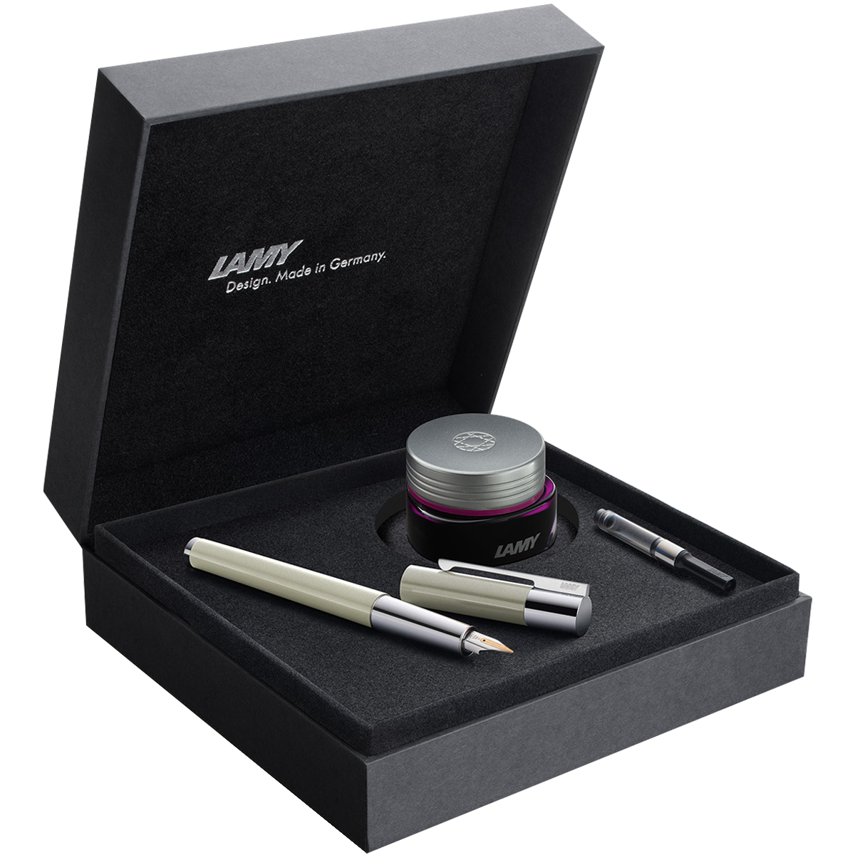 Lamy Scala Fountain Pen Set - Pearl (Limited-Edition) 14k Fine Point-Pen Boutique Ltd