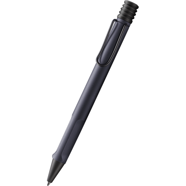 Lamy Safari Ballpoint Pen - Steel Black-Pen Boutique Ltd