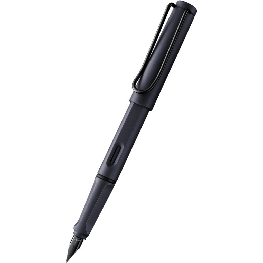 Lamy Safari Fountain Pen - Steel Black-Pen Boutique Ltd
