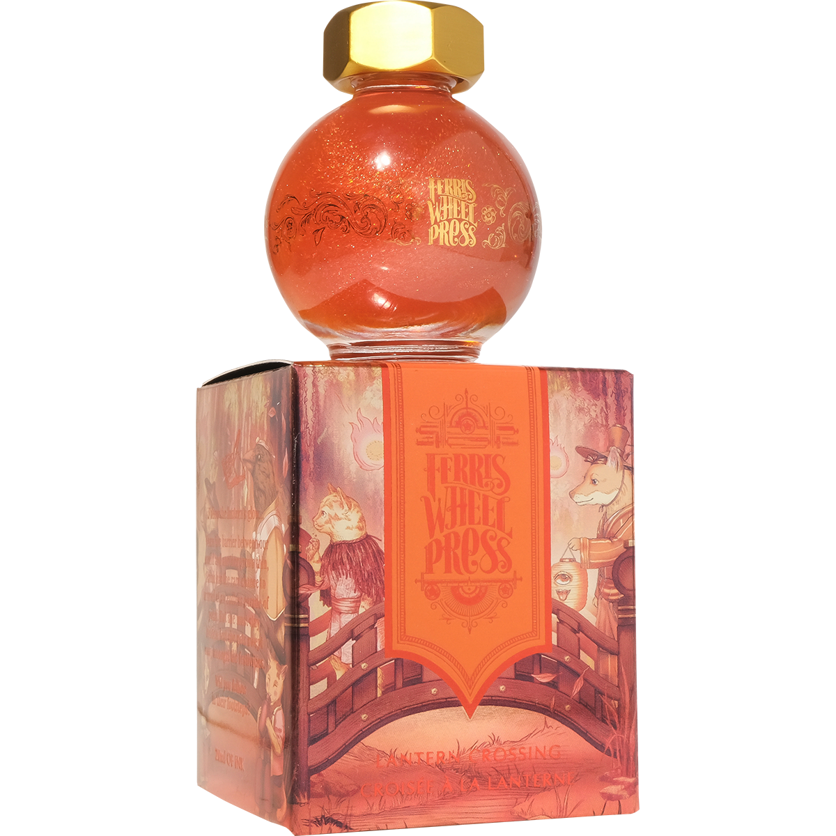 Ferris Wheel Ferritales Ink Bottle - Bestiary Series Lantern Crossing - 20ml-Pen Boutique Ltd