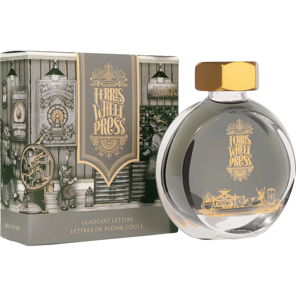 Ferris Wheel Press Ink Bottle - Leadcast Letters - 38ml-Pen Boutique Ltd