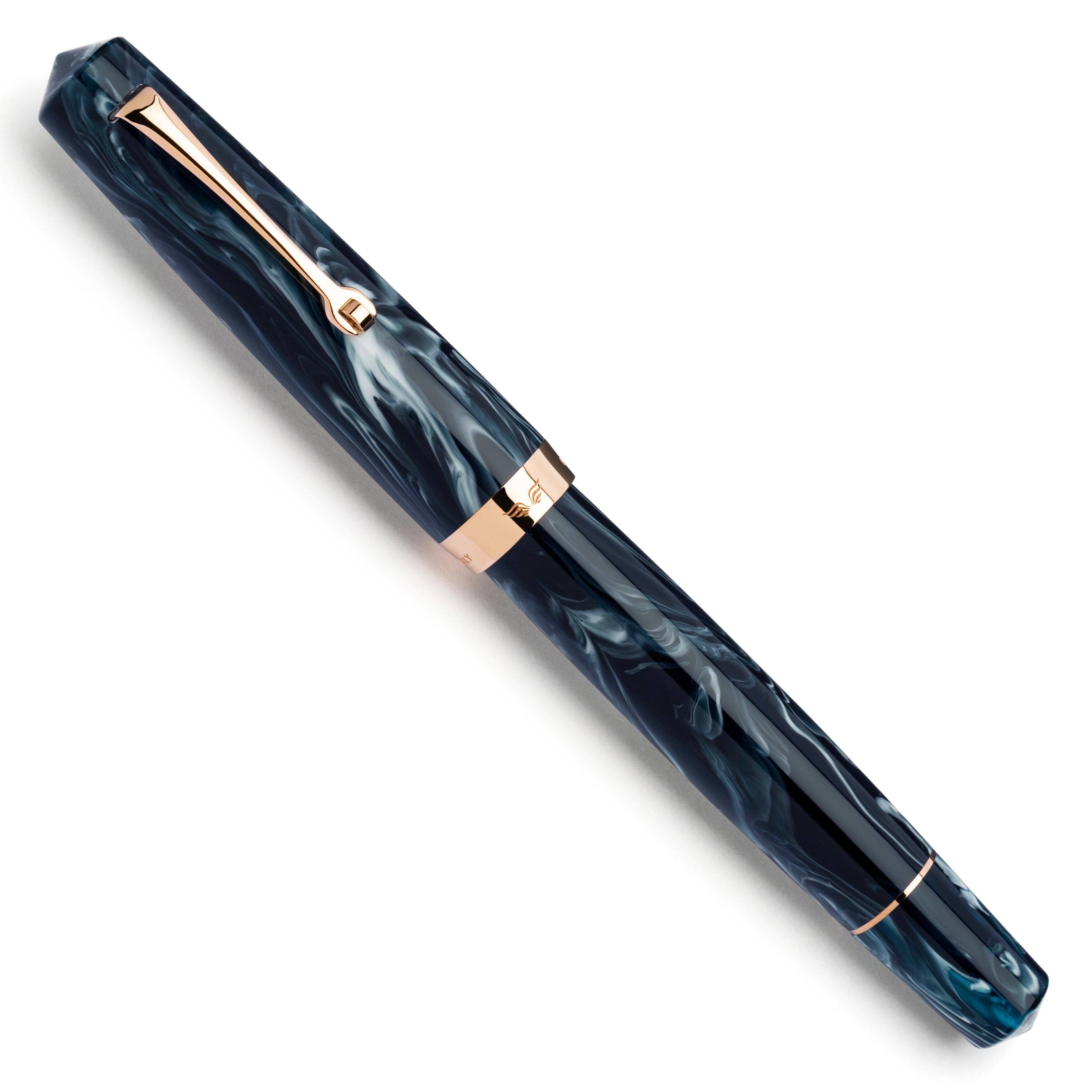 Leonardo Momento Magico Fountain Pen - 2026 Fantasie Arctic Blast - Rose Gold Trim-Pen Boutique Ltd