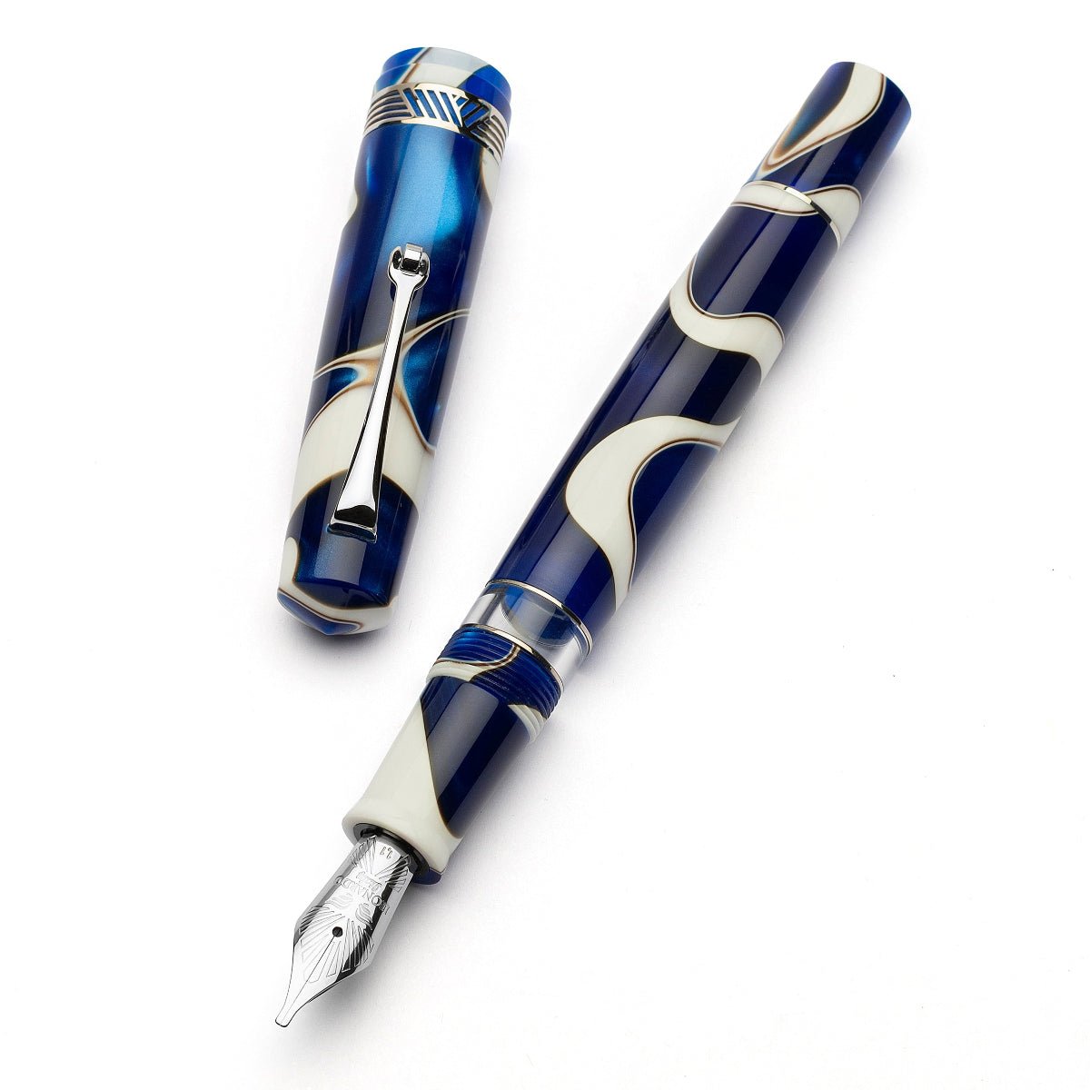 Leonardo Momento Magico Fountain Pen - Onda Blue - Pen Boutique Ltd
