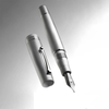 Leonardo Momento Zero Fountain Pen - Alumina - Aluminium Trim (Limited Edition)-Pen Boutique Ltd