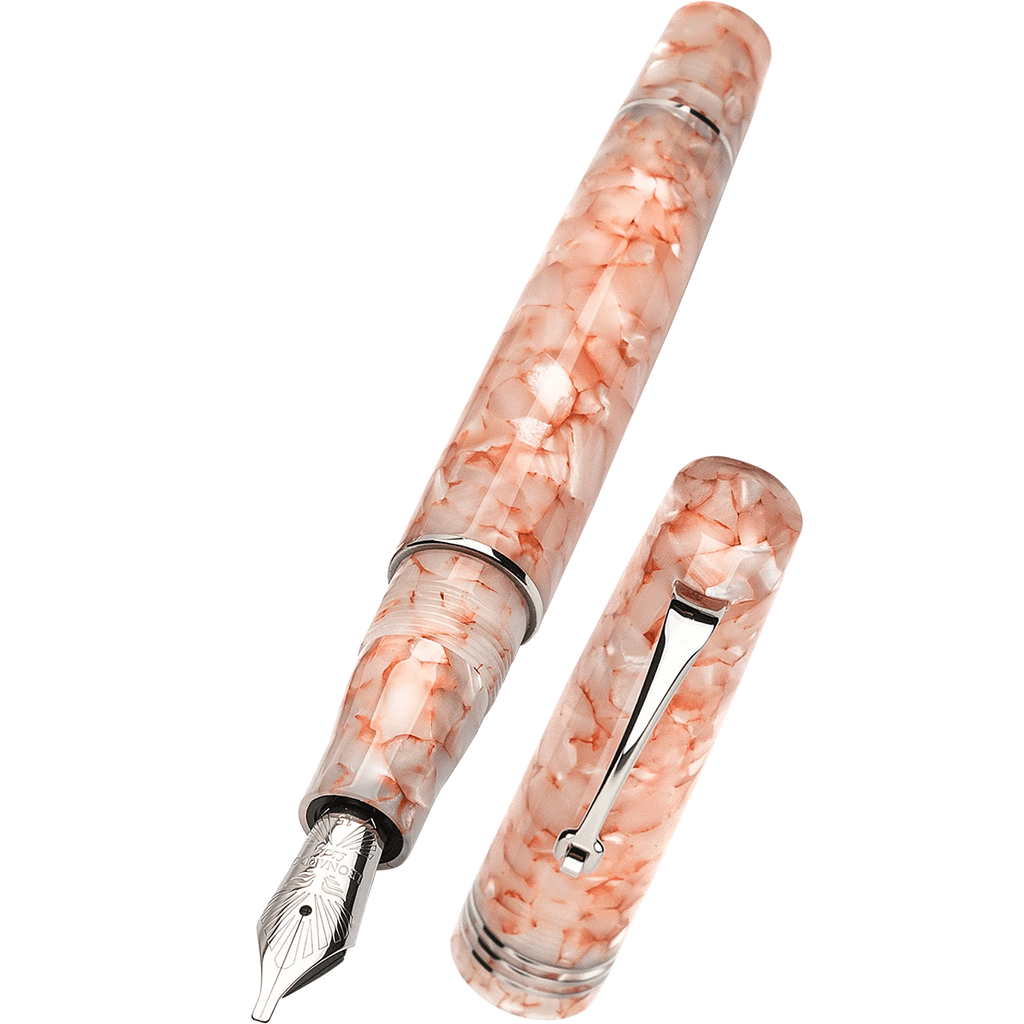 Leonardo Momento Zero Fountain Pen - Angel Skin - Silver Trim-Pen Boutique Ltd