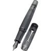 Leonardo Momento Zero Fountain Pen - Pura Frosted Grey - Pen Boutique Ltd