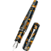 Leonardo Momento Zero Grande 2.0 Fountain Pen - Crepuscolo - Silver Trim - Pen Boutique Ltd