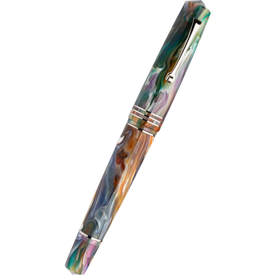 Leonardo Momento Zero Grande 2.0 Fountain Pen - Primary Manipulation 1 - Glossy Finish - 14k (Limited Edition)-Pen Boutique Ltd