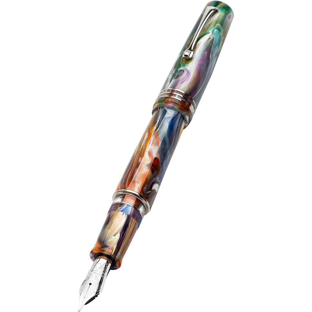 Leonardo Momento Zero Grande 2.0 Fountain Pen - Primary Manipulation 1 - Glossy Finish - 14k (Limited Edition)-Pen Boutique Ltd