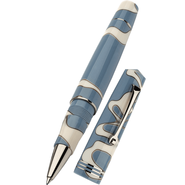 Leonardo Momento Zero Rollerball Pen - Nuvola - Silver Trim (Numbered Edition)-Pen Boutique Ltd