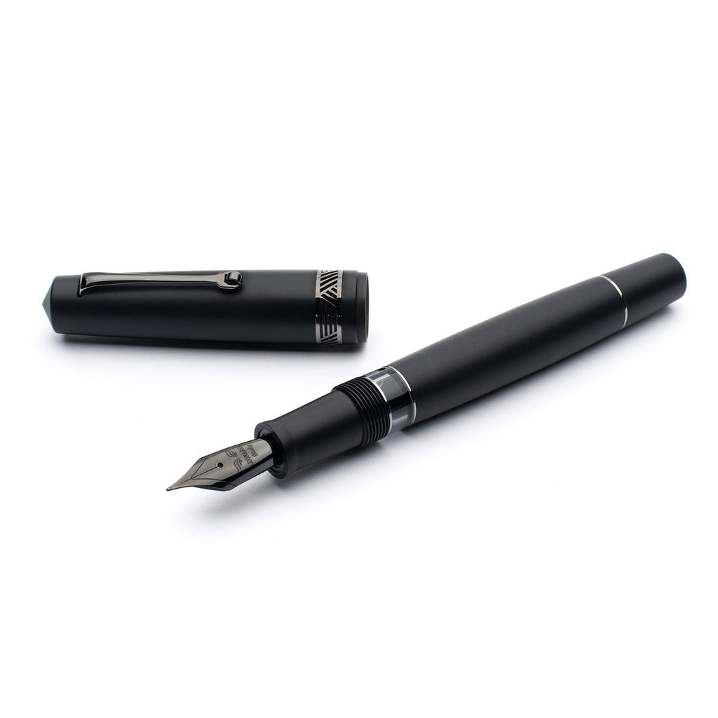 Leonardo Momento Magico Fountain Pen - Black Matte - Steel Nib-Pen Boutique Ltd