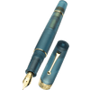 Leonardo Momento Zero Fountain Pen - Pura Frosted Petrol - Pen Boutique Ltd
