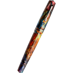 Leonardo x Pen Boutique Momento Zero GRANDE Fountain Pen - Rangoli - Silver Trim (Exclusive)-Pen Boutique Ltd