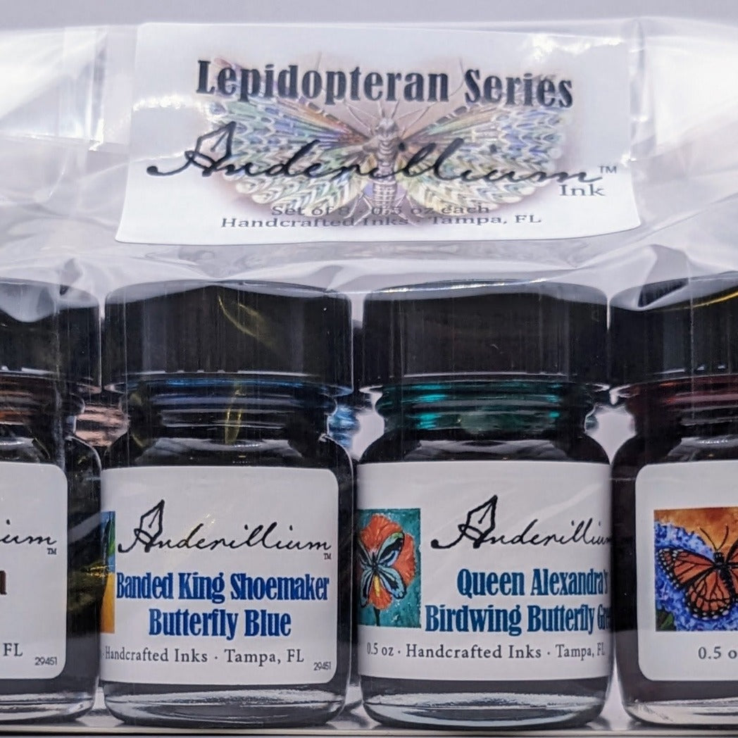 Anderillium Sample Ink Set - Lepidopteran - 0.5 oz (8 Colors)-Pen Boutique Ltd
