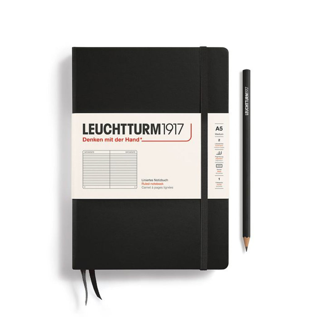 Leuchtturm 1917 Hardcover Notebook - A5 - Plain-Pen Boutique Ltd