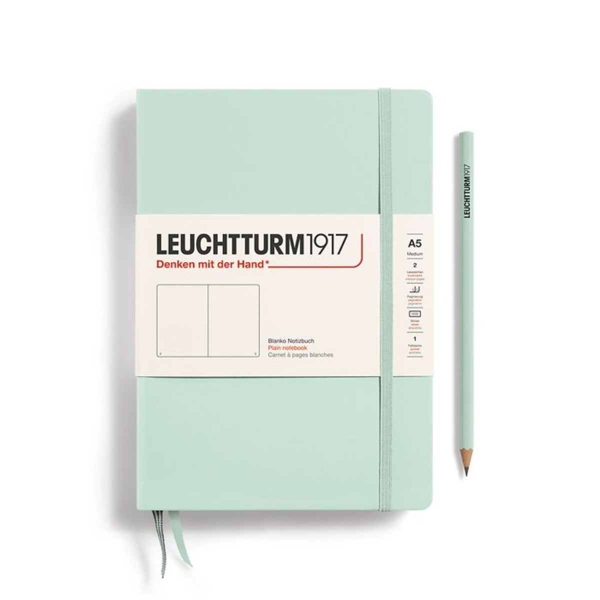Leuchtturm 1917 Hardcover Notebook - A5 - Plain-Pen Boutique Ltd