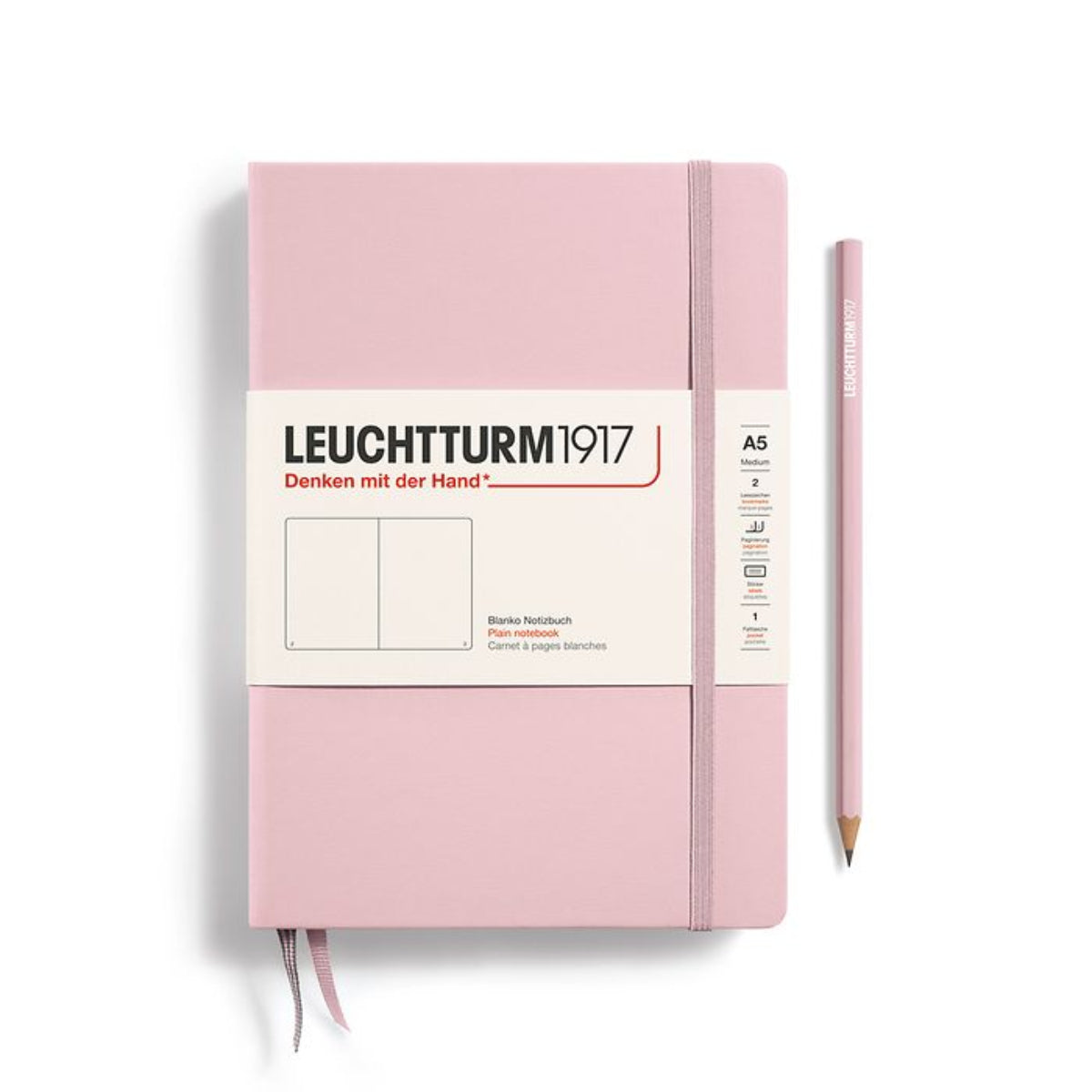 Leuchtturm 1917 Hardcover Notebook - A5 - Plain-Pen Boutique Ltd
