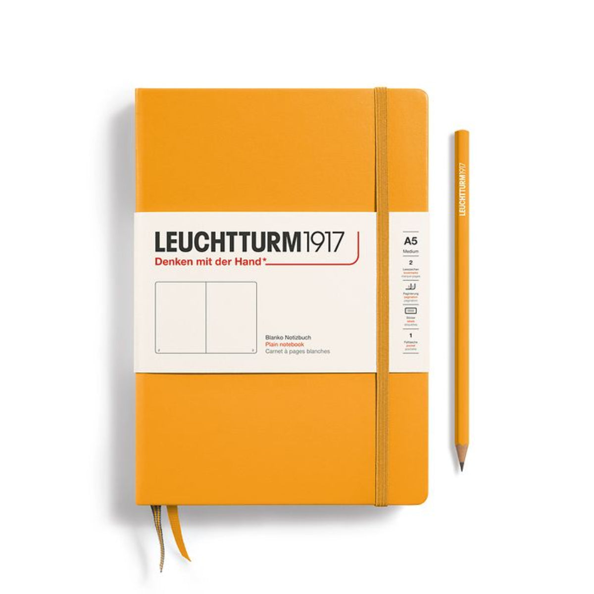 Leuchtturm 1917 Hardcover Notebook - A5 - Plain-Pen Boutique Ltd