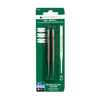 Monteverde Capless GEL Refill to fit most Rollerball Pen - Black - Medium Point (2/pack) - Blister Card-Pen Boutique Ltd