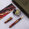 Maiora Ultra Ogiva Fountain Pen - Golden Rule - Gold Trim - 14K Gold Nib-Pen Boutique Ltd