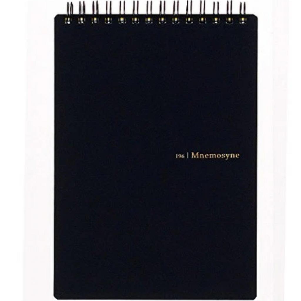 Maruman Mnemosyne Notebook - Black - Lined - B6