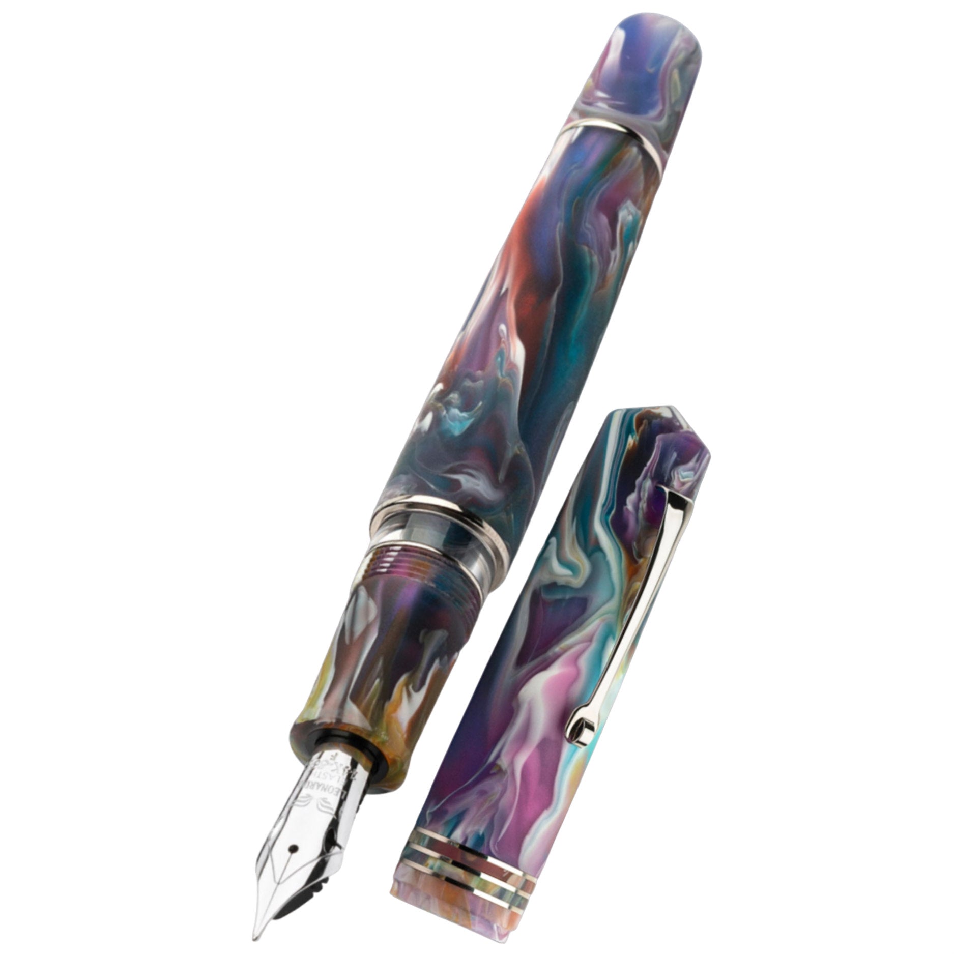 Leonardo Momento Zero Grande 2.0 Fountain Pen - Primary Manipulation 1 - Matte Finish 14k (Limited Edition)-Pen Boutique Ltd