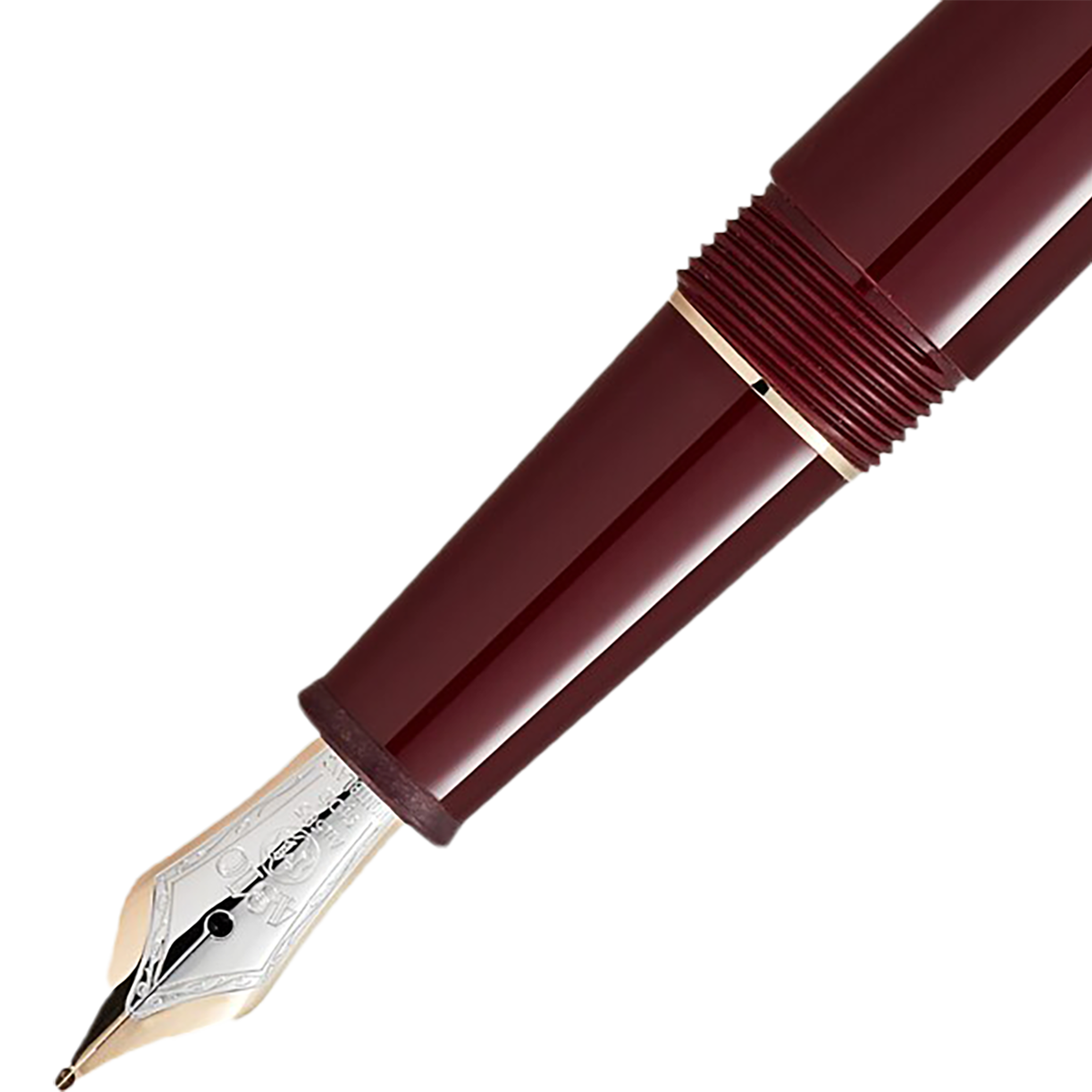 Montblanc 145 Meisterstuck Fountain Pen - Burgundy (2025 release)-Pen Boutique Ltd