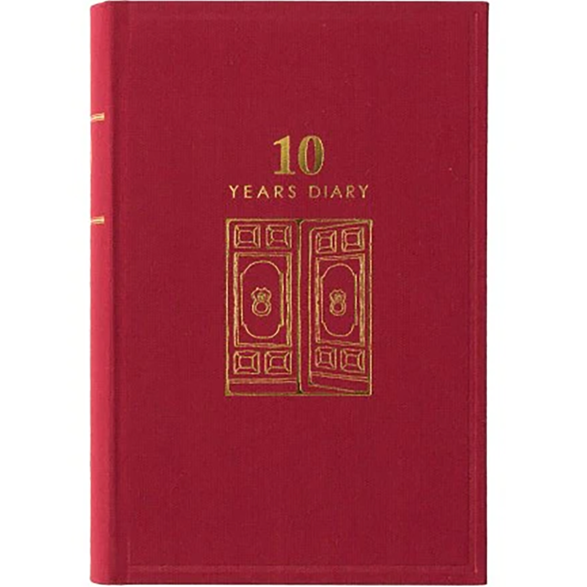 Midori 10 Years Gate Diary - Dark Red-Pen Boutique Ltd