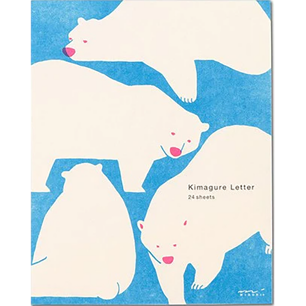 Midori Easy & Cozy Letter Pad - Kimagure Bear-Pen Boutique Ltd