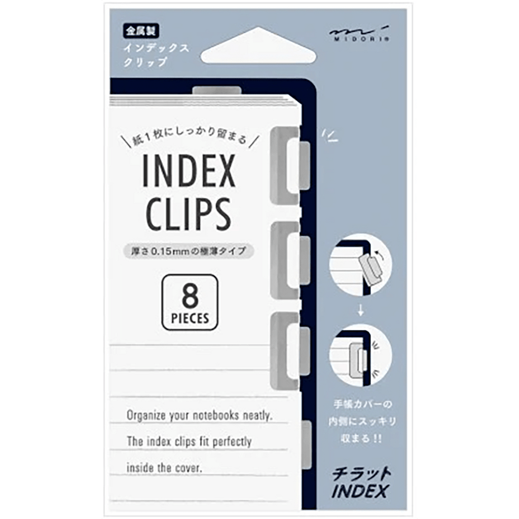 Midori Index Clips - Pen Boutique Ltd