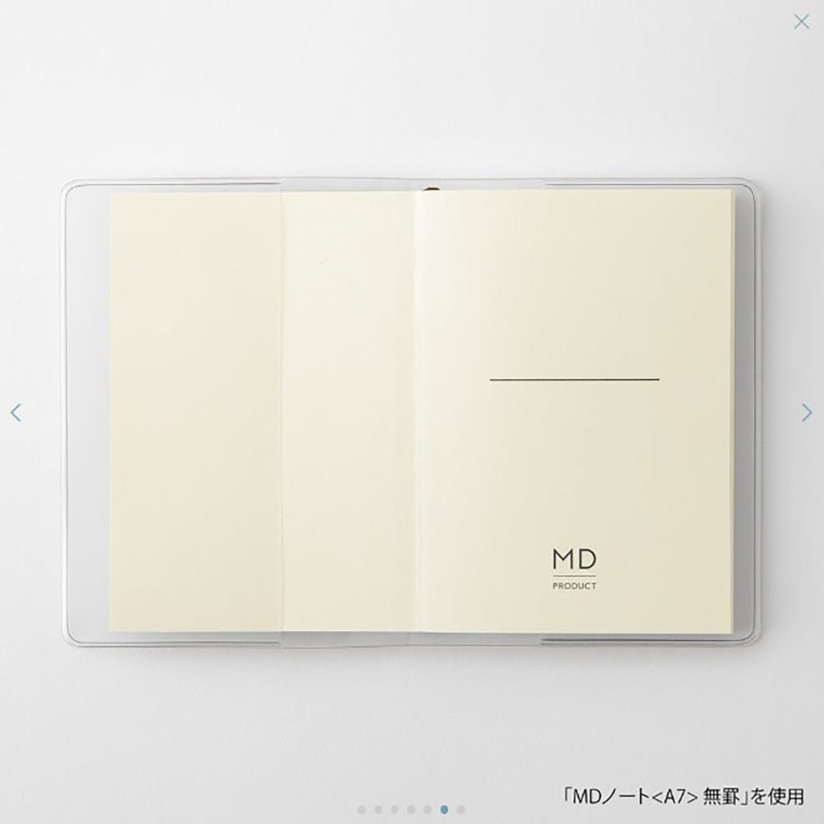Midori MD Notebook Cover - Clear - A7 - Pen Boutique Ltd