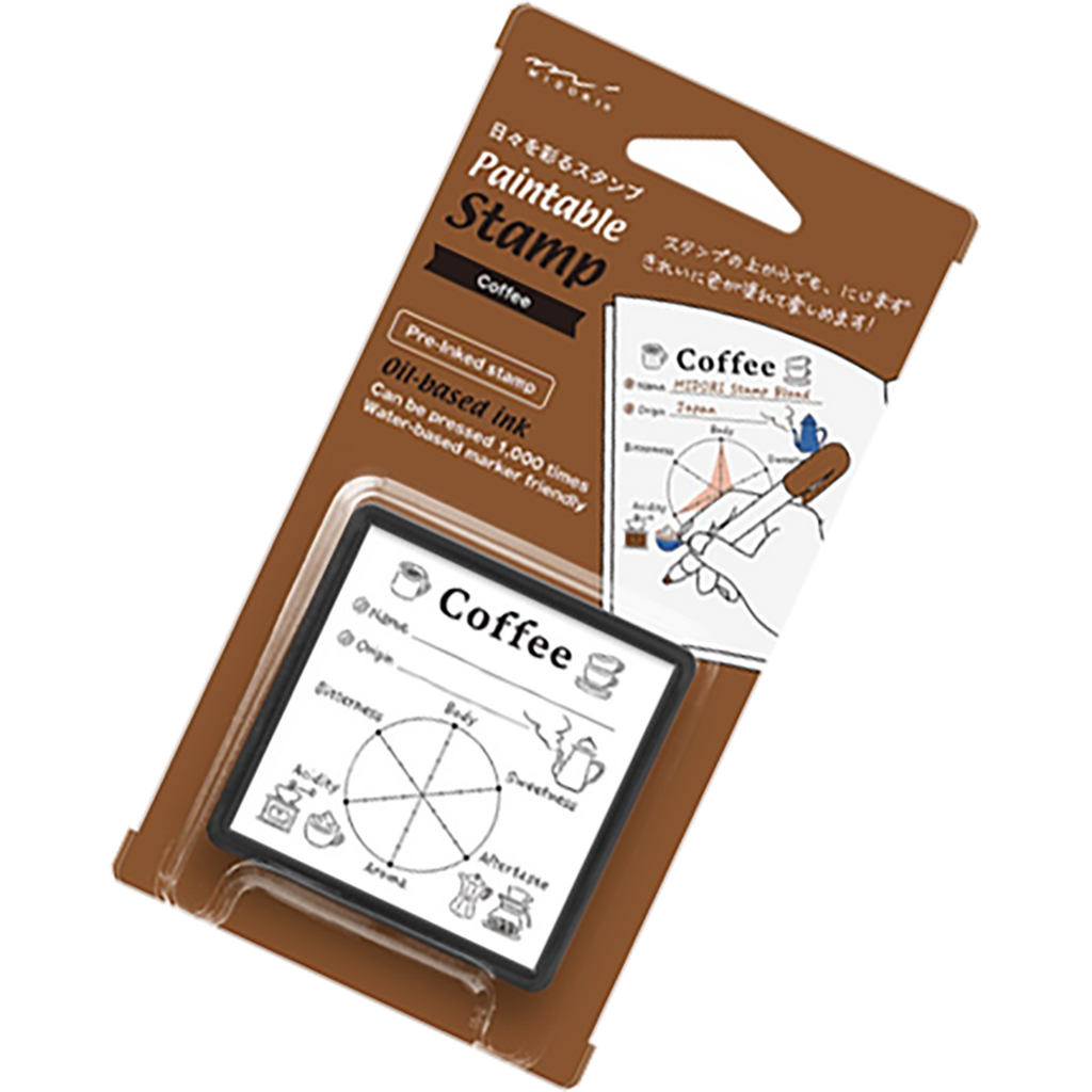 Midori Paintable Stamp Preinked - Coffee-Pen Boutique Ltd