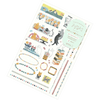 Midori Sticker Sheet - Yuru Log Cat - Pen Boutique Ltd